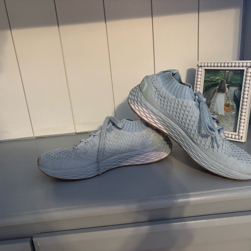 NOBULL Sky Blue Knit Sneakers
